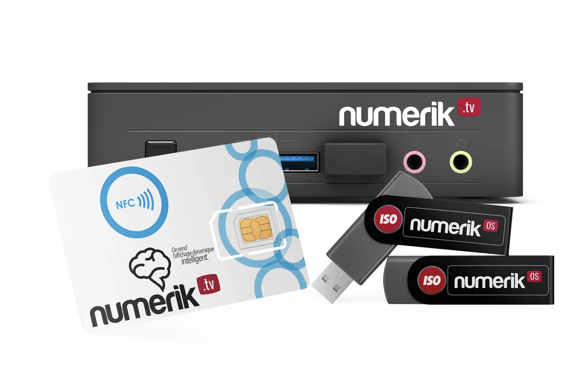 Lecteurs NFC et équipements interactifs Numerik.tv